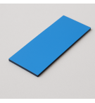 LOT 8 ETIQUETTES MAGNETIQUES 50X150mm BLEUES