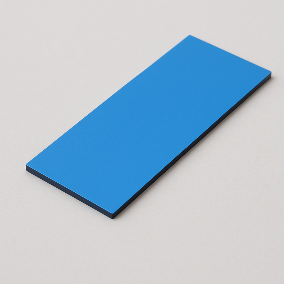 LOT 8 ETIQUETTES MAGNETIQUES 50X150mm BLEUES