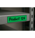 LOT 8 ETIQUETTES MAGNETIQUES 50X150mm JAUNES