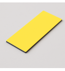 LOT 8 ETIQUETTES MAGNETIQUES 50X150mm JAUNES