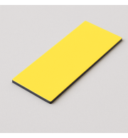 LOT 8 ETIQUETTES MAGNETIQUES 50X150mm JAUNES
