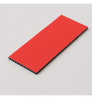 LOT 8 ETIQUETTES MAGNETIQUES 50X150mm ROUGES