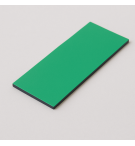 LOT 8 ETIQUETTES MAGNETIQUES 50X150mm VERTES