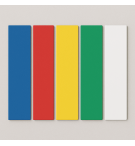 LOT 8 ETIQUETTES MAGNETIQUES 50X150mm BLANCHES