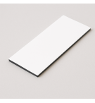 LOT 8 ETIQUETTES MAGNETIQUES 50X150mm BLANCHES