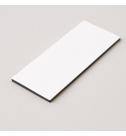 LOT 8 ETIQUETTES MAGNETIQUES 50X150mm BLANCHES