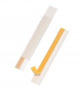 SACHET 10 PORTE-ETIQUETTES ADHESIFS RIGIDES 60x100mm