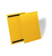 PAQUET 50 POCHT PORTE DOCUMENTS MAGNETIQUES A4 PORTRAIT