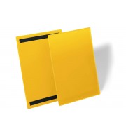 PAQUET 50 POCHT PORTE DOCUMENTS MAGNETIQUES A4 PORTRAIT