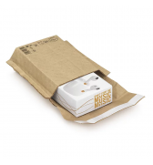 50 POCHETTES  KRAFT A SOUFFLET BULLES PAPIER 150X250X90mm