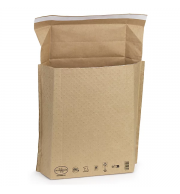 50 POCHETTES  KRAFT A SOUFFLET BULLES PAPIER 250X350X30mm