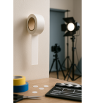 ADHESIF GAFFER TOILE BLANCHE 50mmX50m