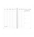 AGENDA SEMAINIER QUO VADIS MINISTRE SPIRALE 16X24 CM