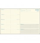 AGENDA SEMAINIER DE BUREAU ESPACE 27 - 21X27 CM
