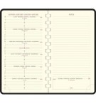 AGENDA SEMAINIER FORMAT POCHE ESPACE 16S - 9X16 CM
