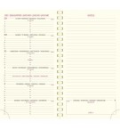 AGENDA SEMAINIER FORMAT POCHE ESPACE 16S - 9X16 CM