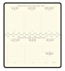 AGENDA SEMAINIER FORMAT POCHE TEMPOREL 16S 9X16 CM