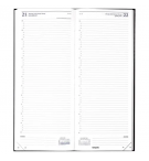 AGENDA JOURNALIER LONG CARRE 1 JOUR 33X13 CM