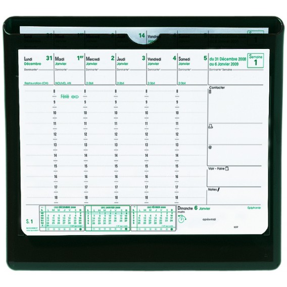 RECHARGE QUO VADIS BLOCKHEBDO 19.6X14.5 CM