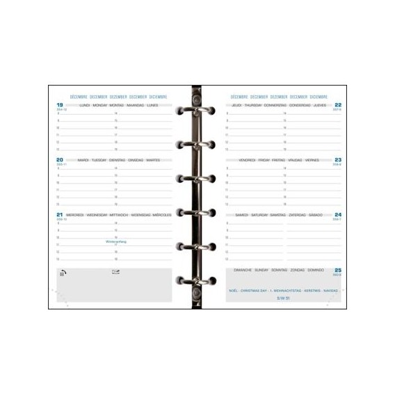 RECHARGE ORGANISEUR MILLESIME EXATIME 14