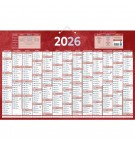 PLAQUE CALENDRIER 13 MOIS / FACE 43X65 CM