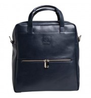 SAC A DOS LADY CUIR BLEU MARINE