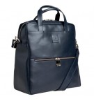 SAC A DOS LADY CUIR BLEU MARINE