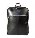 SAC A DOS MIXTE CUIR NOIR