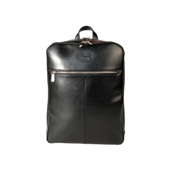 SAC A DOS MIXTE CUIR NOIR