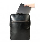 SAC A DOS MIXTE CUIR NOIR