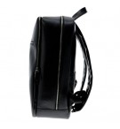 SAC A DOS MIXTE CUIR NOIR