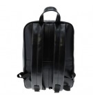 SAC A DOS MIXTE CUIR NOIR