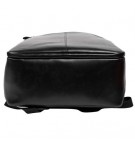 SAC A DOS MIXTE CUIR NOIR