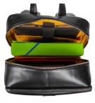 SAC A DOS MIXTE CUIR NOIR