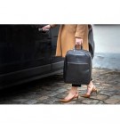 SAC A DOS MIXTE CUIR NOIR
