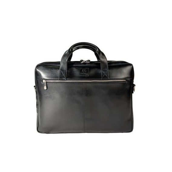 Sacoche ordinateur Exactiv noire 15" double compartiments Exacompta