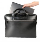 Sacoche ordinateur Exactiv noire 15" double compartiments Exacompta