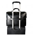 Sacoche ordinateur Exactiv noire 15" double compartiments Exacompta