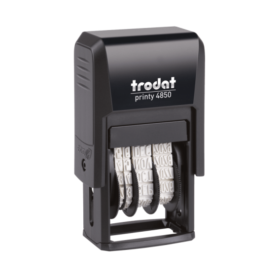 Tampon dateur Trodat Printy 4850 avec 1 lignes de texte