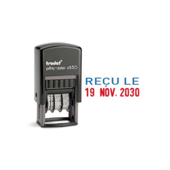 TAM4850L1-tampon-dateur-bicolore-recu-le