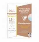 PAPIER MILLIMETRE A4 90G / POCH 12F