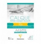 Bloc Collé 50 feuilles papier calque A4 hautement transparent 97133C