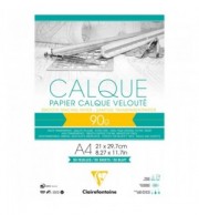 Bloc 50 feuilles papier calque A4 90g