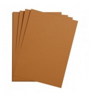 FEUILLE DESSIN A GRAIN 50X65 MARRON 160G