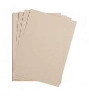 FEUILLE DESSIN A GRAIN 50X65 GRIS CLAIR 160G