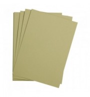 FEUILLE DESSIN A GRAIN 50X65 VERT AMANDE 160G