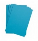FEUILLE DESSIN A GRAIN 50X65 BLEU TURQUOISE 160G