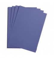 FEUILLE DESSIN A GRAIN 50X65 OUTREMER 160G