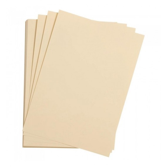 FEUILLE DESSIN A GRAIN 50X65 IVOIRE 160G