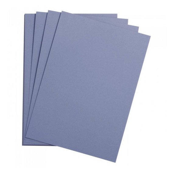 FEUILLE DESSIN A GRAIN 50X65 BLEU LAVANDE 160G